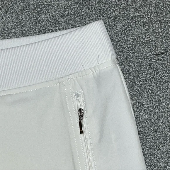 Zenergy By Chico’s Pants Womens 2 US 12 White Cropped Capri Stretch Activewear - Picture 4 of 10